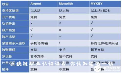 区块链职业认证证书：你该知道的一切
